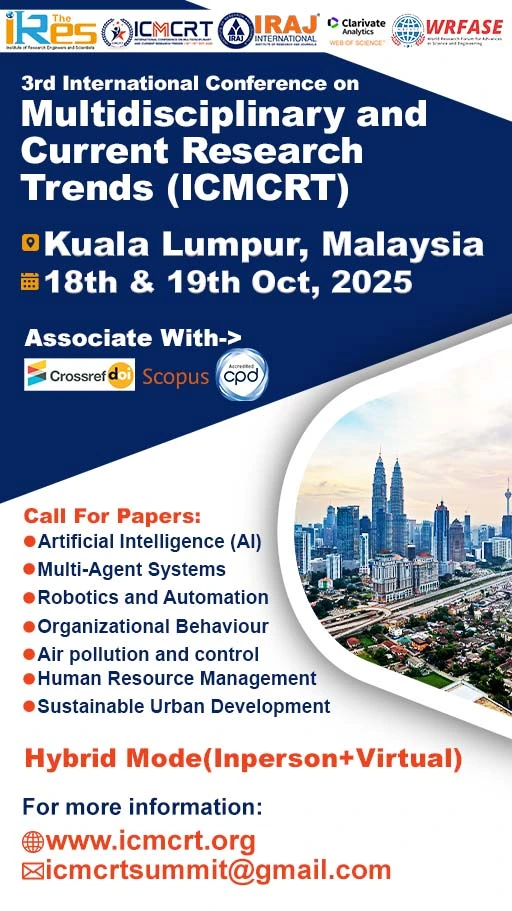 Multidisciplinary and Current Research Trends Conference in Malaysia
